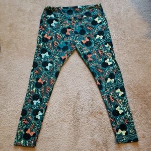 Lularoe Disney Tall & Curvy  Minnie Mouse Leggings